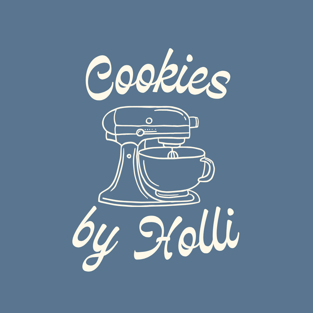 Holli Barnes of Cookies by Holli, in the kitchen