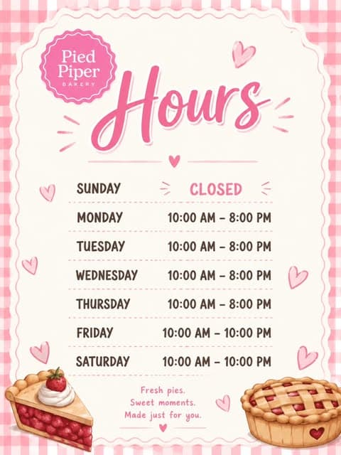 Pied Piper Bakery
